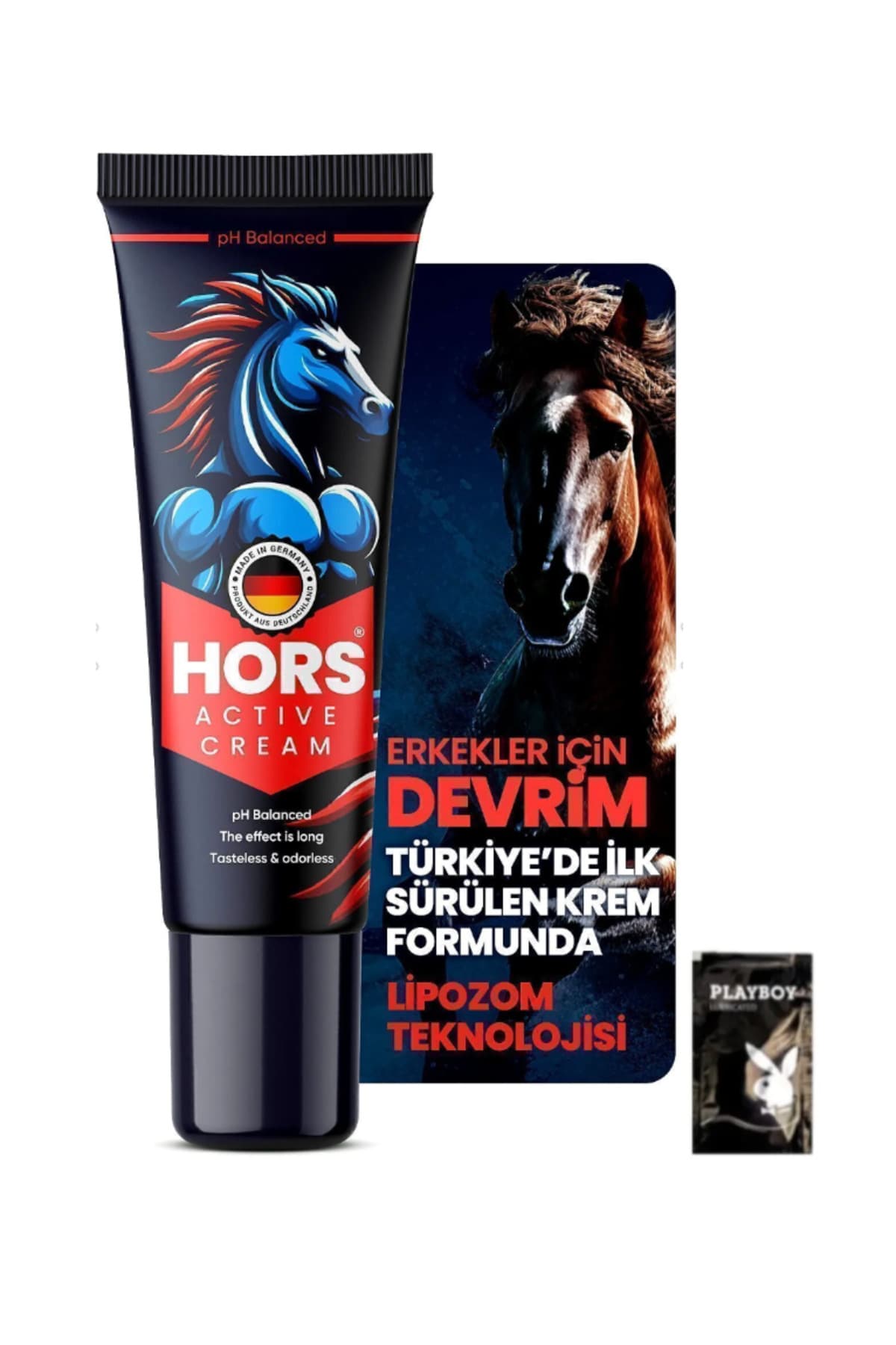 Hors Active Cream Gecikme Ve Sertleşme P.enis Kremi 50ml 1 Adet + 1 Adet Jel