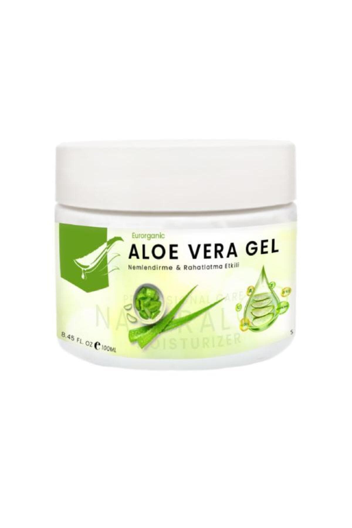 Eurorganic Aloe Vera Jel Cildiniz İçin Ferahlama ve Nem Dokunuş 100 ml x 1 adet