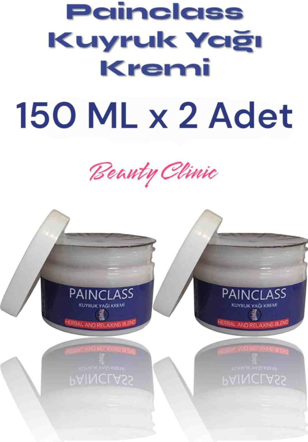 Beauty Clinic Beautyclinic Painclass Kuyruk Yagi Kremi Büyük Boy 150ml 2kutu