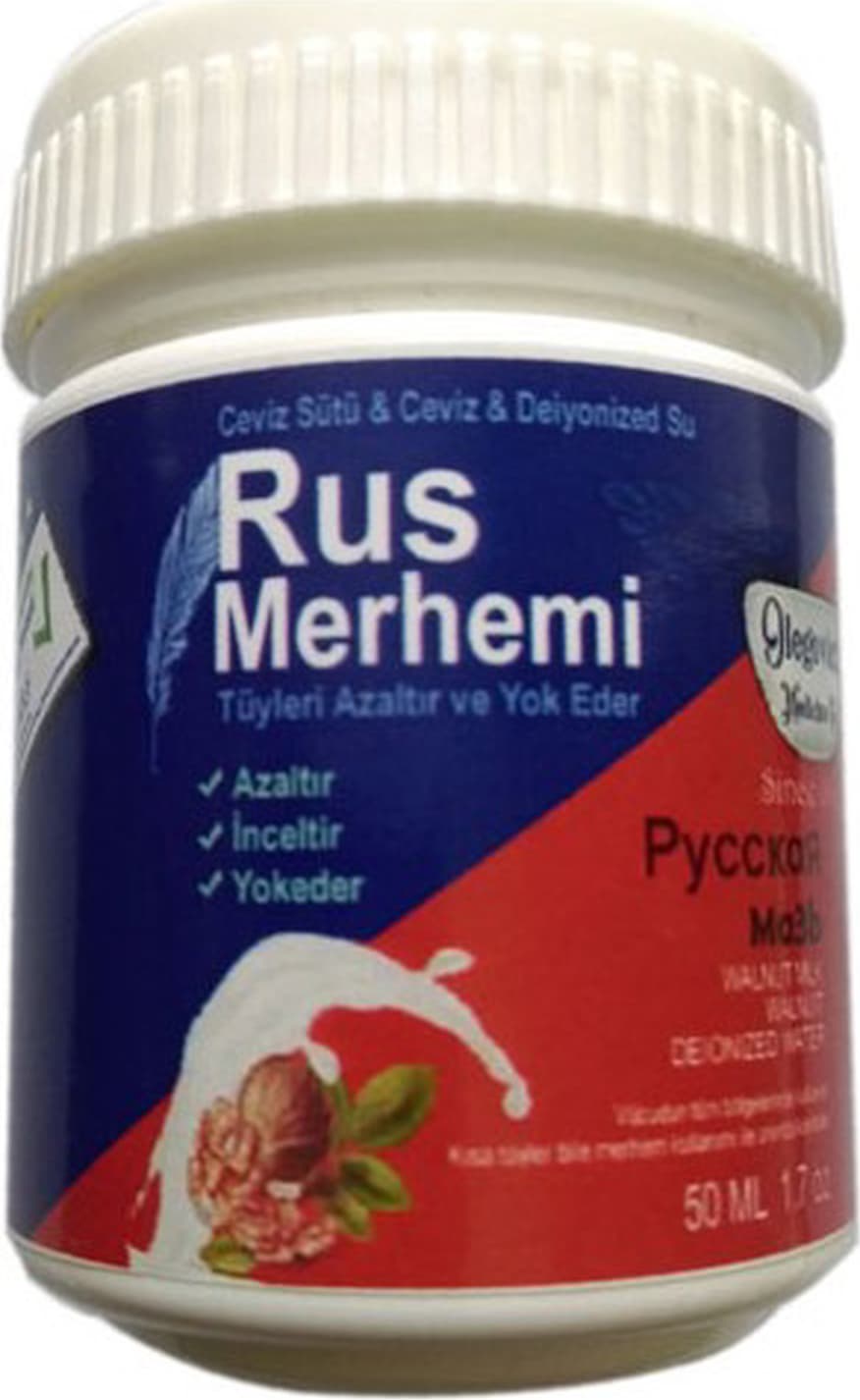 Rus Merhemi Tüy Dökücü 50 ml / Rus Merhemi Hair Remover 50 ml
