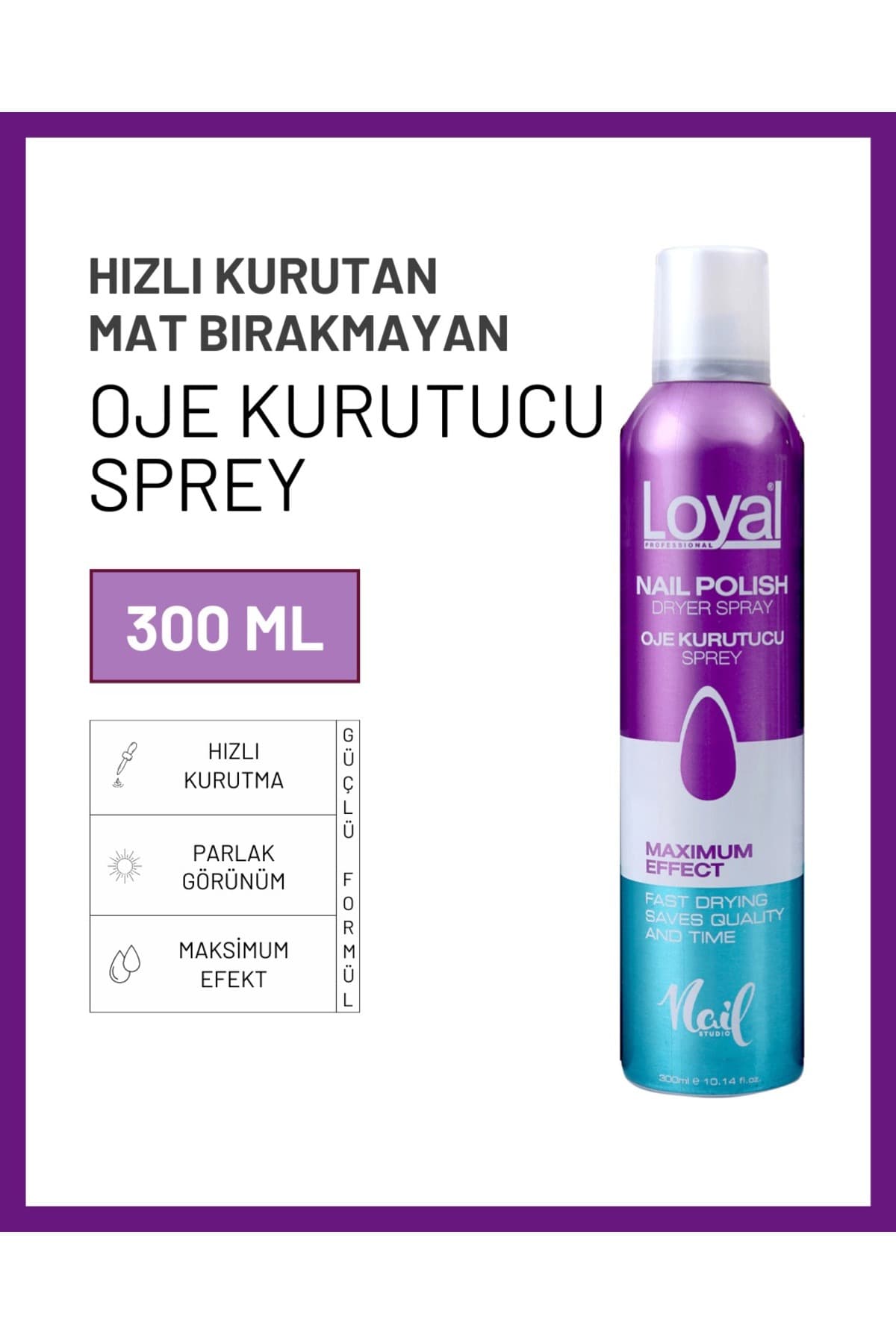 Oje Kurutucu Gazli 300 Ml