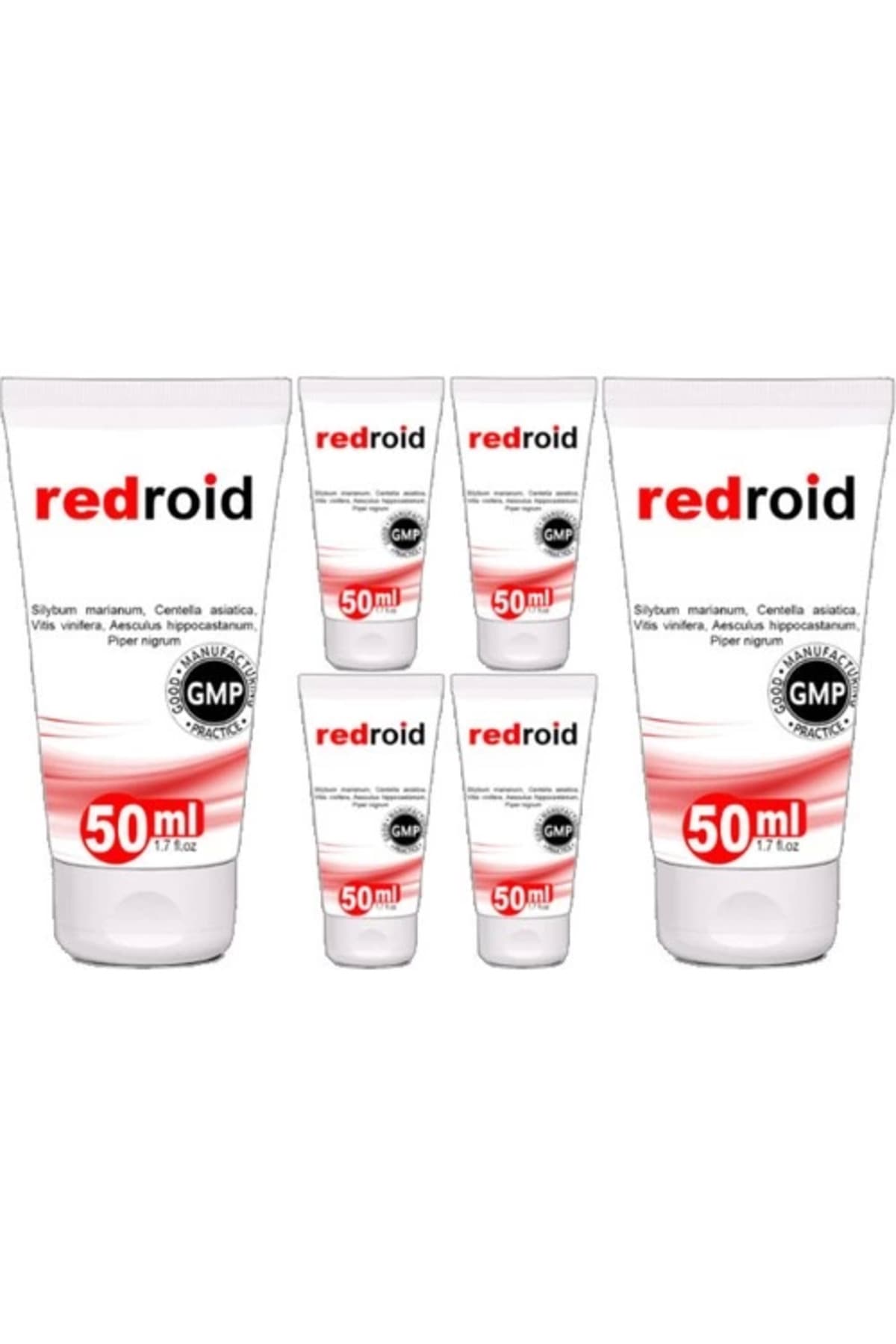 Redroid 6lı Paket Rahatlatıcı Masaj Kremi 50 ml Özel Krem