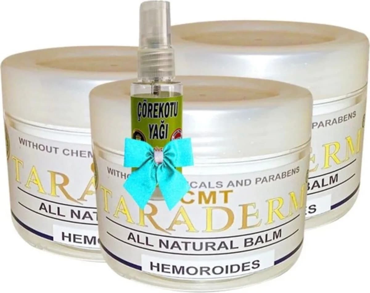 Süper Taraderm Cream 100 ml x 3 Adet + Çörek Otu Yağı 30 ml