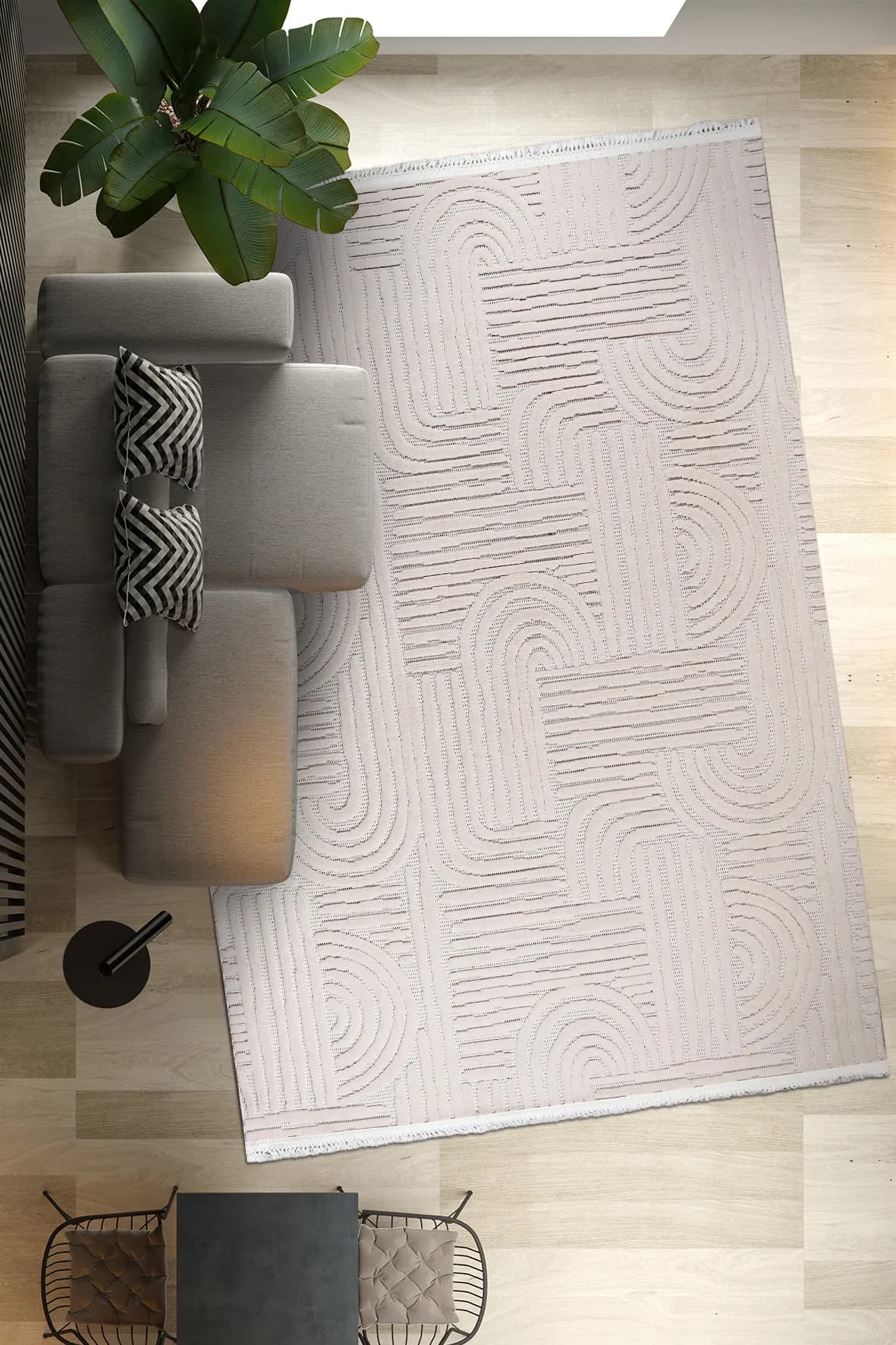 YoudayHomeCollection TİGANA Model Oturma Odası Halısı