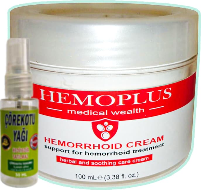 Hemoplus 100 ml Hemor.roidin Bağsur Kremi+ 30 ml Çörek Otu Agriyağı