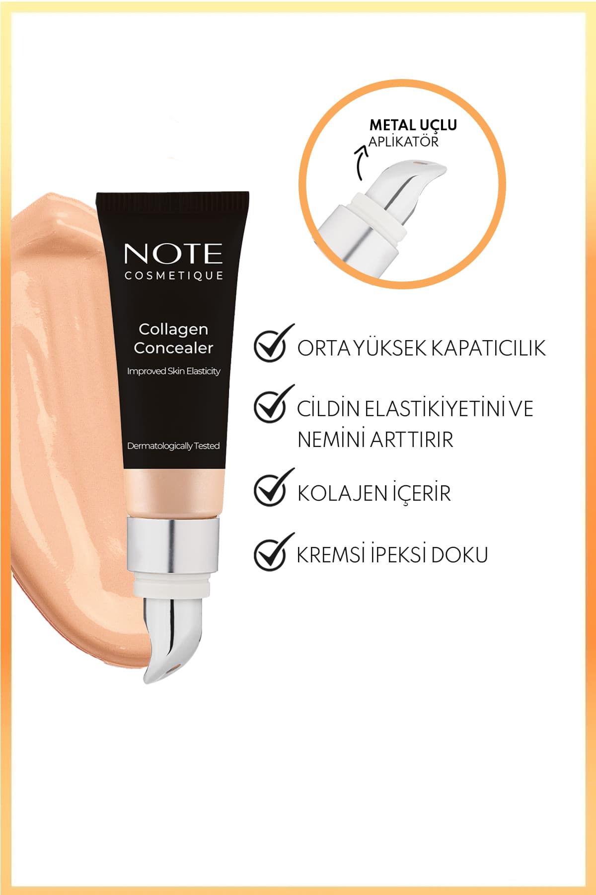 Collagen Concealer Kolajen İçerikli SPF 20 Göz Alti Kapaticisi 03