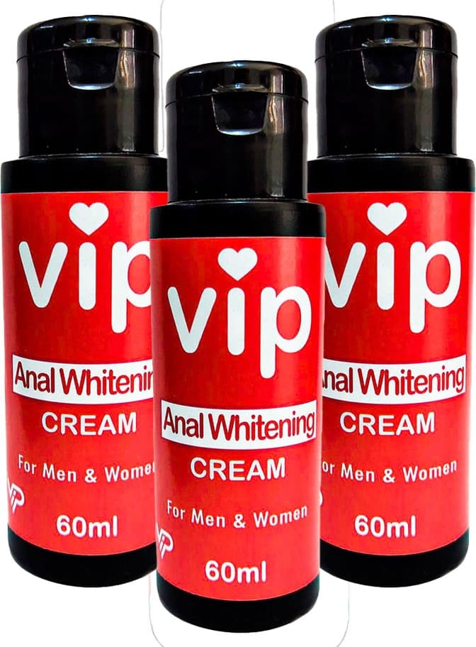 Vıp Whiteningcream 3 Adet Analrenk Ton Değişştirme Kremi Bay Bayan 60 ml