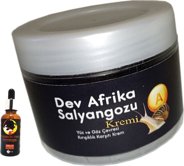 Giant Yaşıanma Karşıtı Dev Afrikasalyangozu Kremi 100 ml + L.kamasutra Kadınlara Özel Uyarıcıdamla