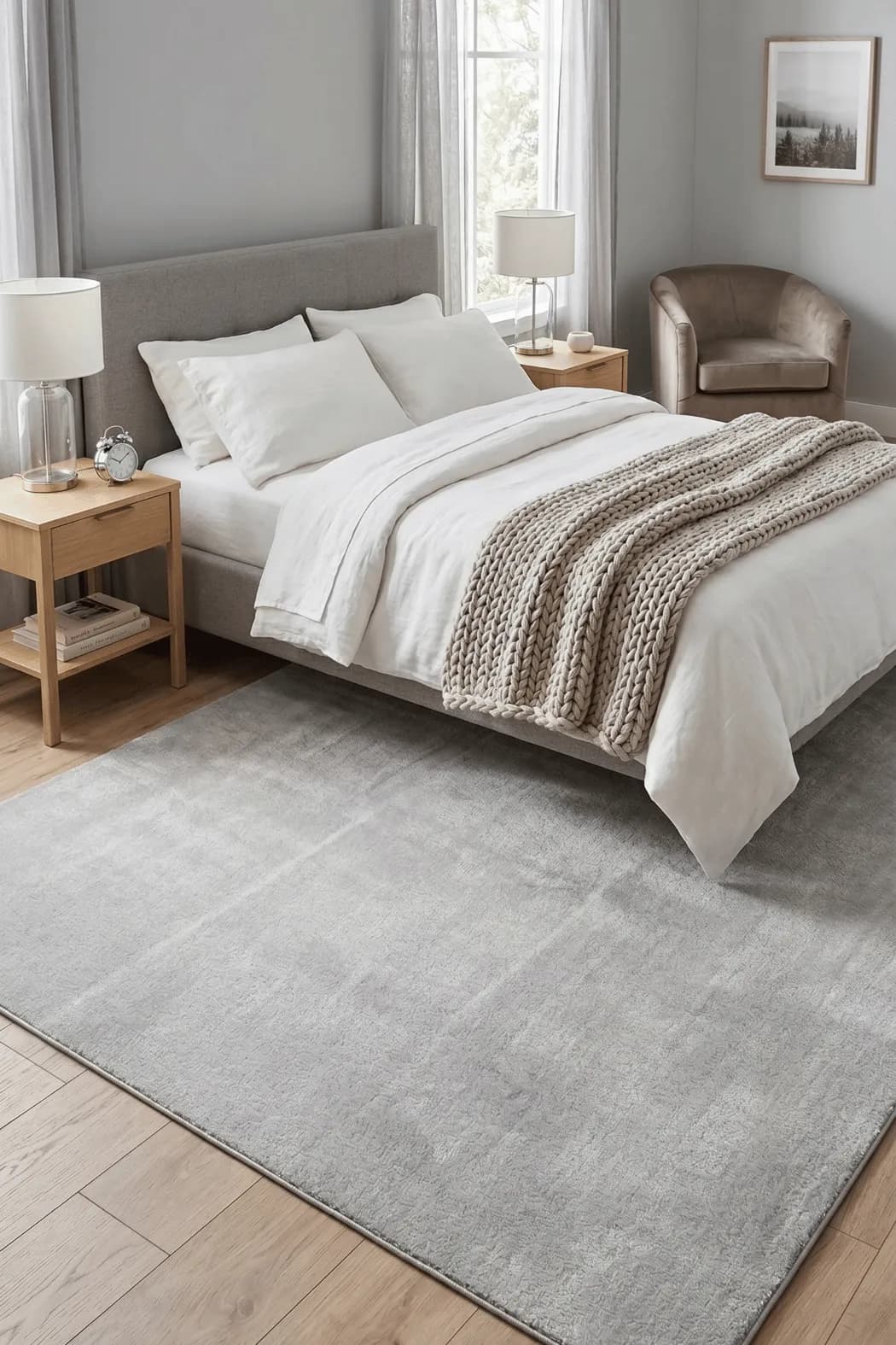 YoudayHomeCollection POLY Peluş Halı Model Oturma Odası Halısı