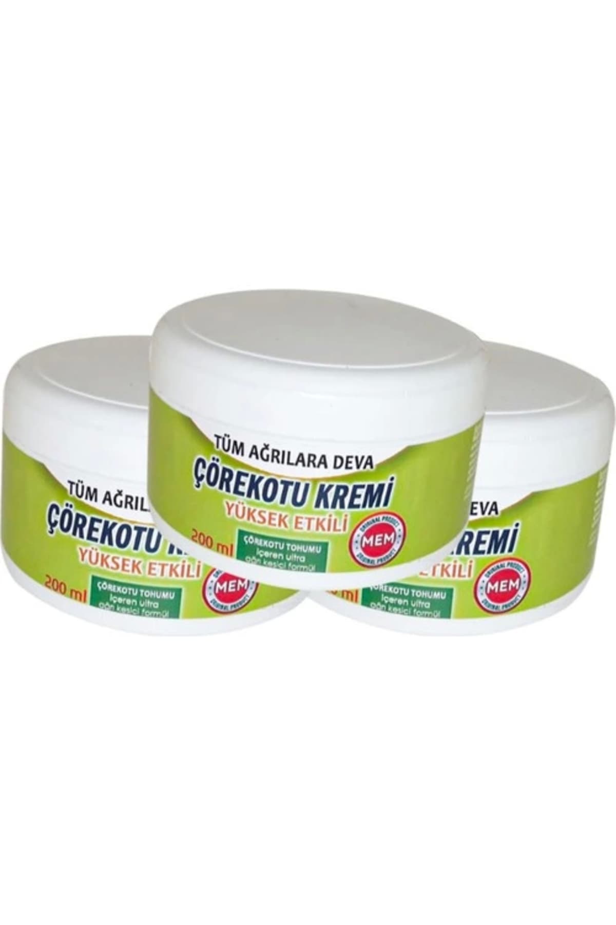 Corex Çörek Otu Kremi Green Box 3 Tane Birden 200 ml