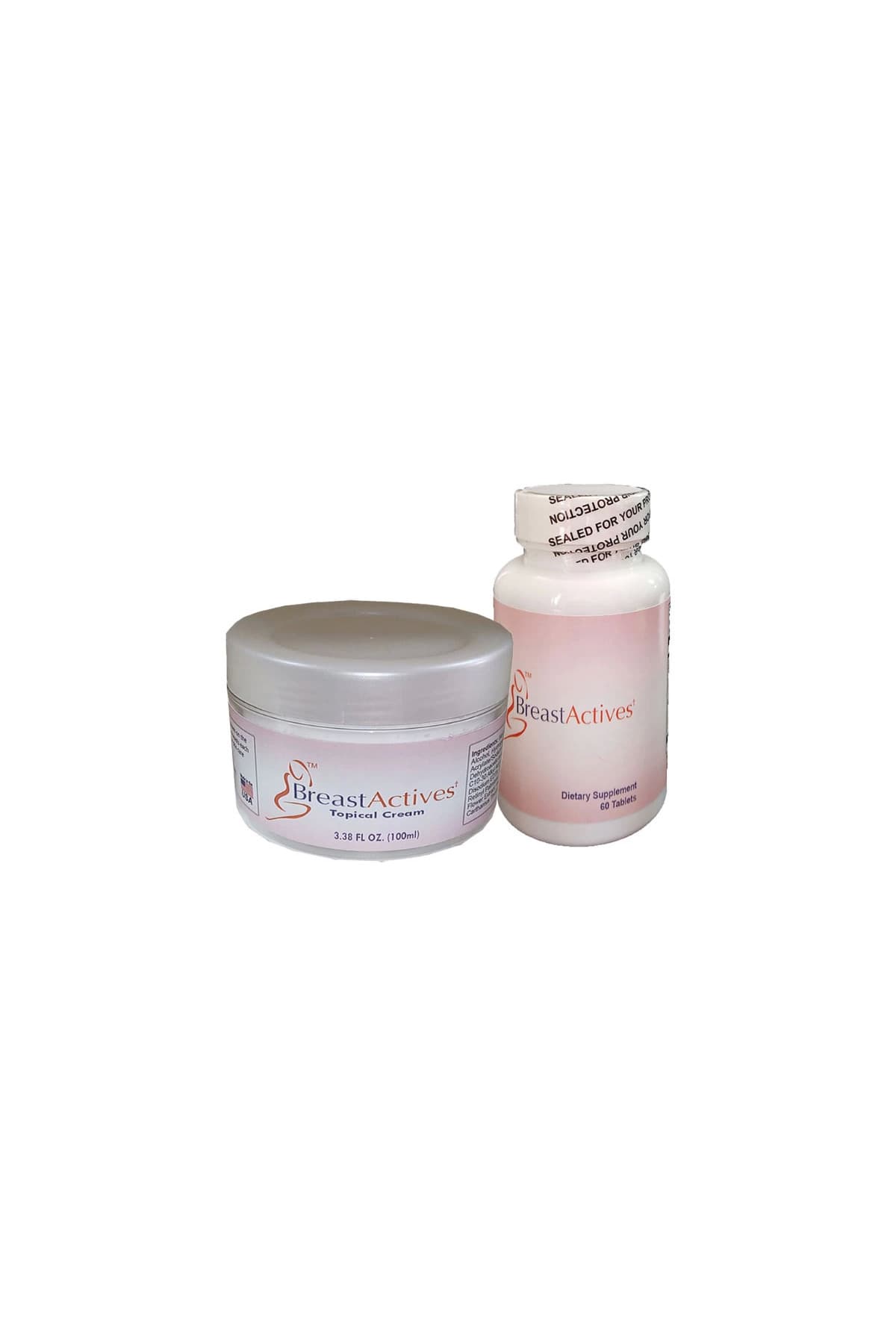 BreastActives 100 ml Krem + 60 lı Caps Birlikte Kadın Özel Boyut Şekillendirme Takımı