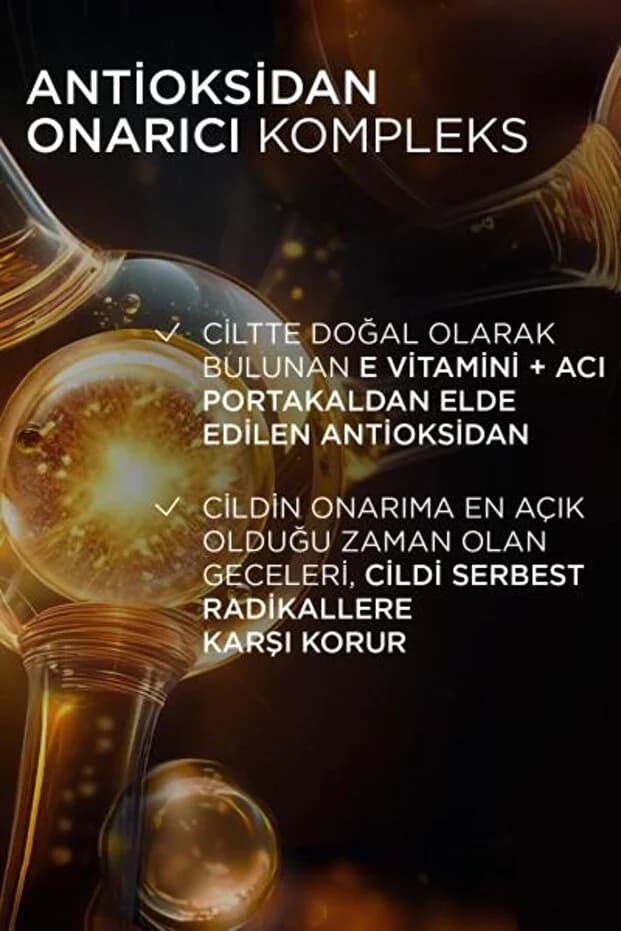 L'Oréal  Midnight Serum Cilt Yenileme & Cilt Görünümü Canlandırma Etkili- 30 Ml