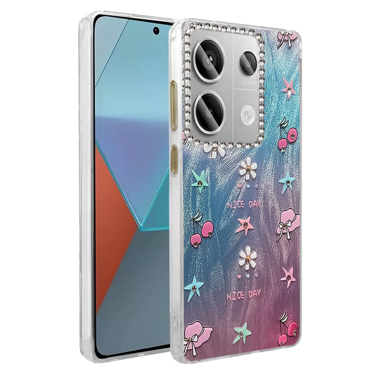Note 13 Pro 4G Kılıf Blade Aynalı Desenli Kapak - Desen 4