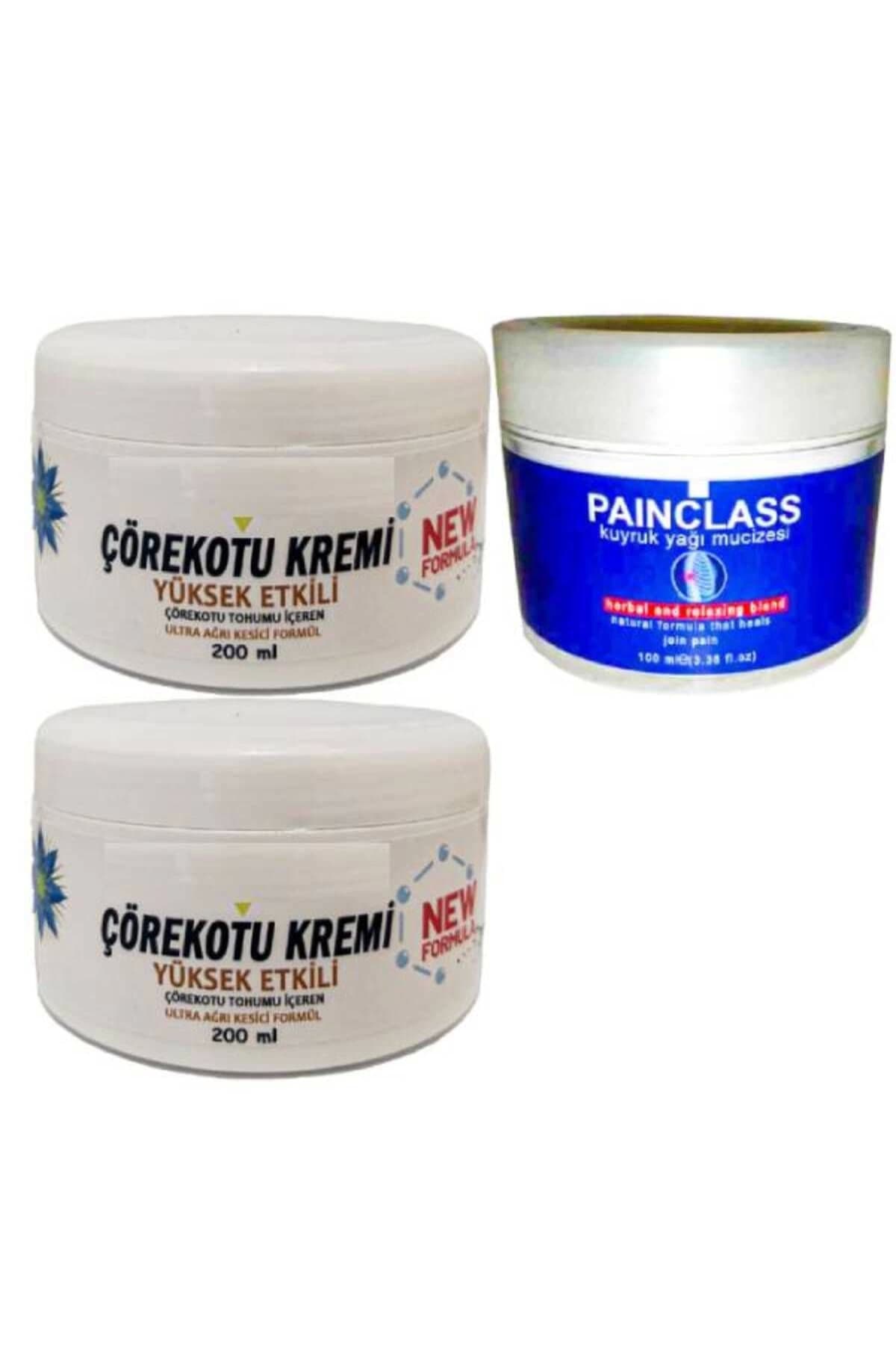 Çörek Otu Kremi XL Boy Rahatlatma Kremi 2x200 ml+Painclass Kuyruk Yağı 100 ml Kremi