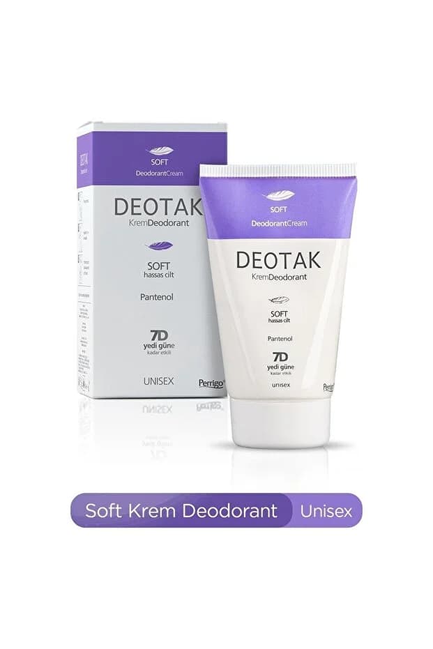Deotak Soft Hassas Ciltler Için Krem Deodorant 35 ml