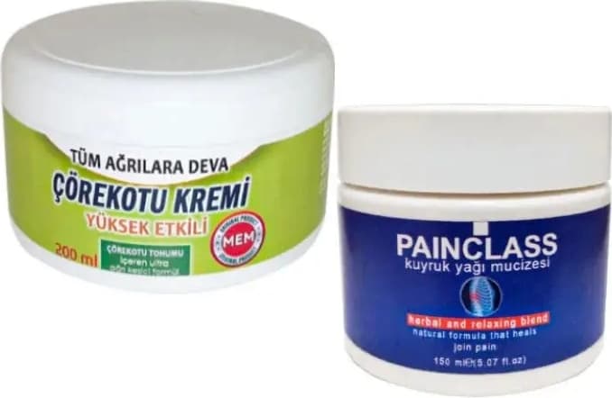 Süper Çörek Otu Kremi Xl Boy 200 ml +150 ml Kuyruk Yağı Kremi Painclass