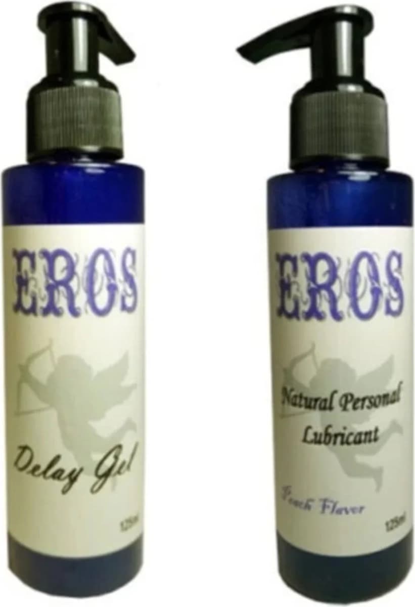 Süper Eros 125ML Şeftali Aromalı 125ML Dlay Jel Erkeklere Özel Set