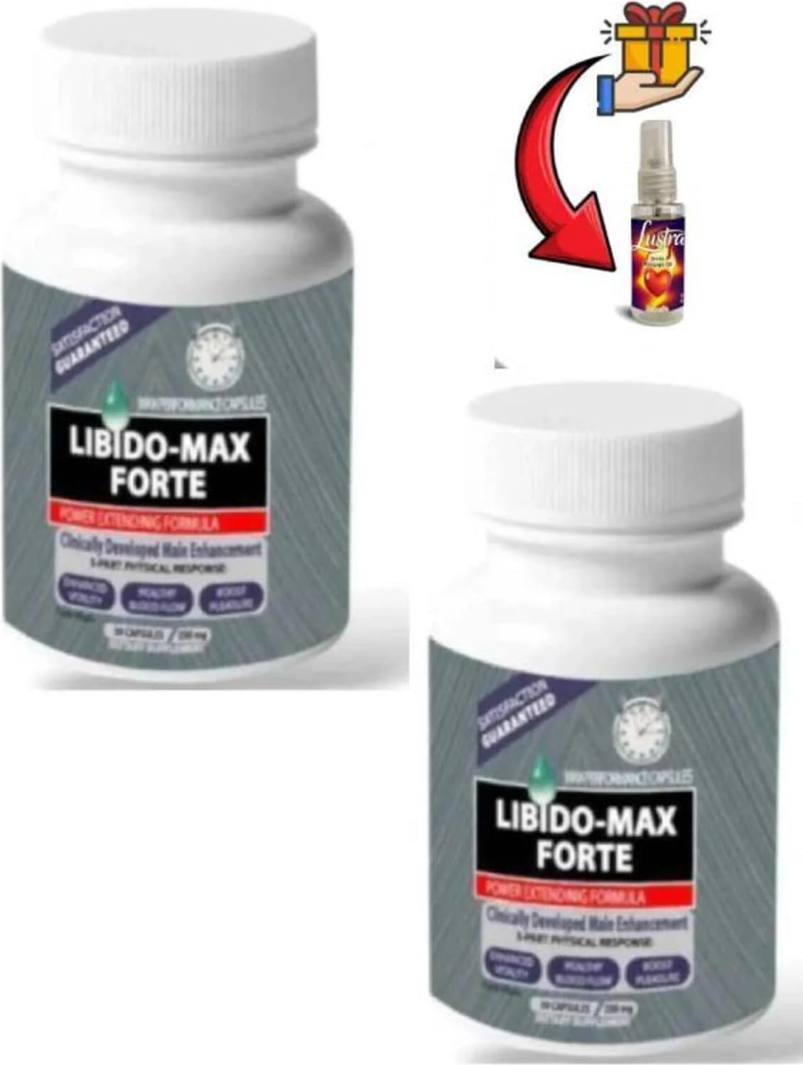 Libi.do Max Forte Erkeklere Çok Özel 30lu x 2 Adet+ Lustra Masaj Yağı