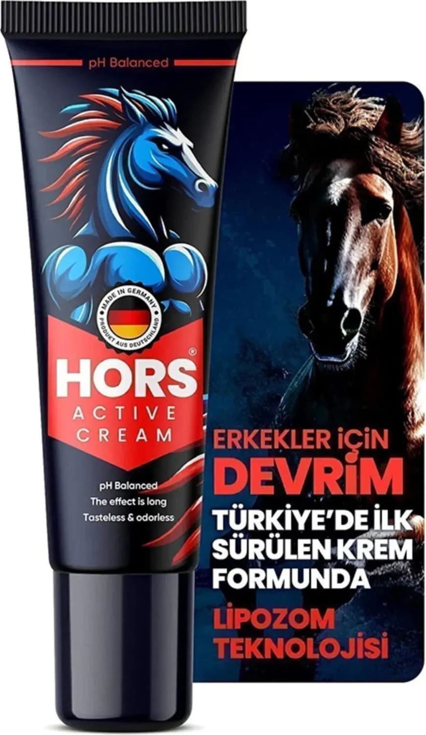 Süper Erkekler Için Etkili Hors Active Cream Erkekler 50 ml