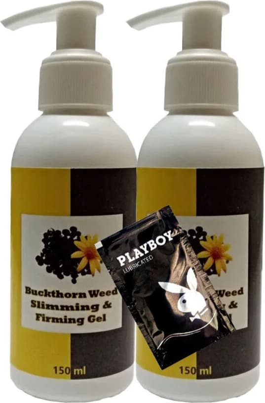 Süper Buck Thorn Weed Slimming Bakım Masaj Kremi 2X150 ml + 1 Adet Jel ile