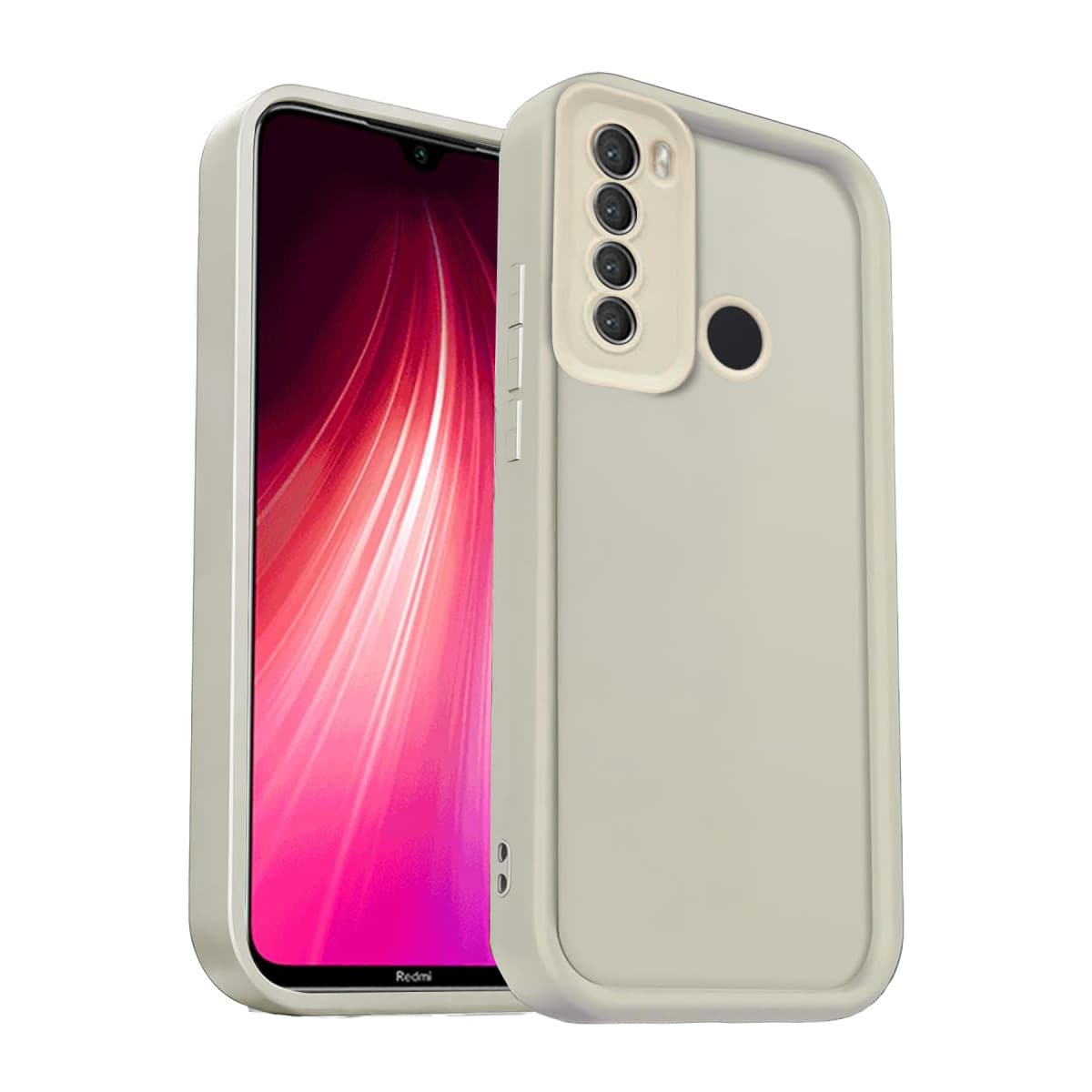 Note 8 Kılıf Viera Silikon - Krem