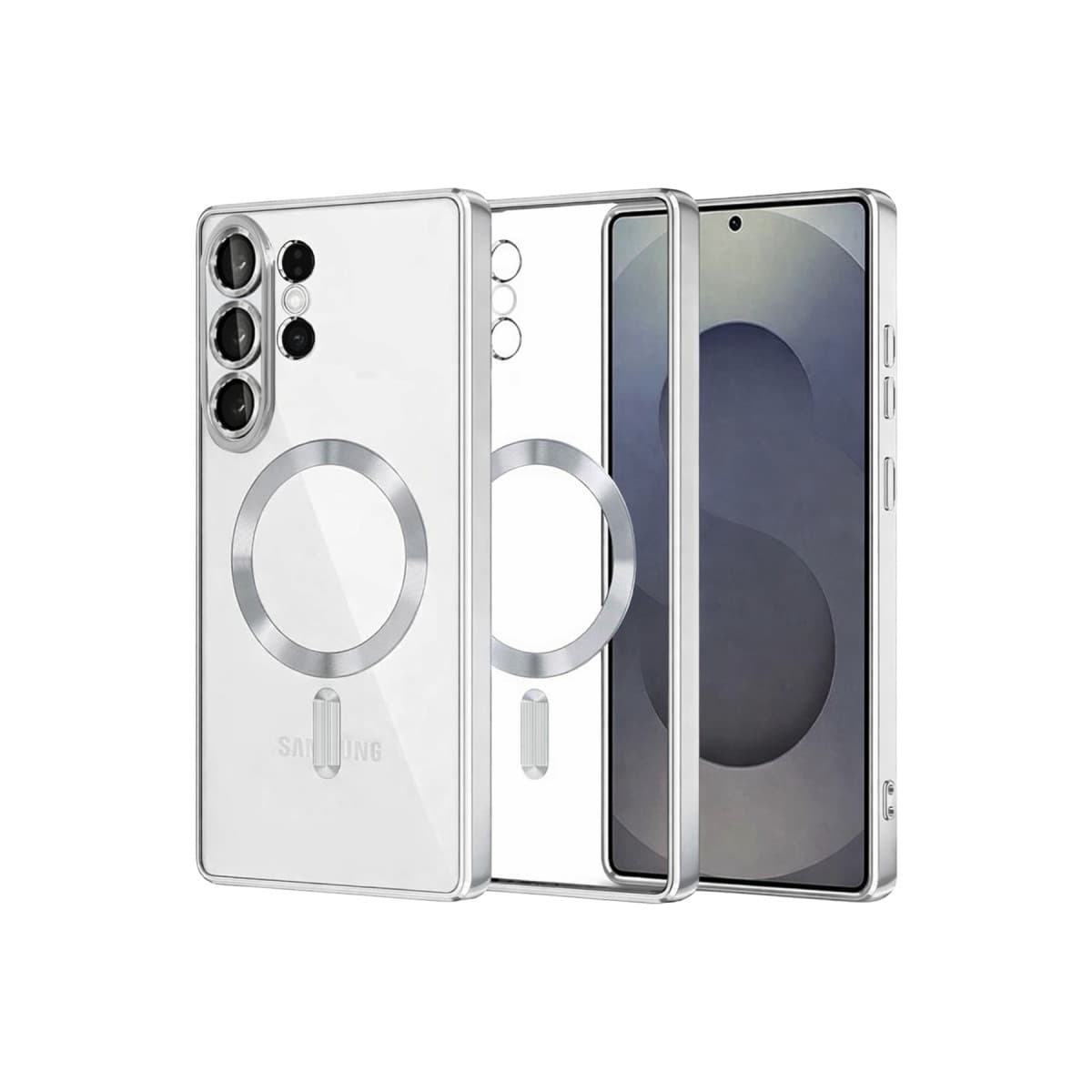 Galaxy S26 Ultra Kross Magneticsafe Kapak - Gümüş