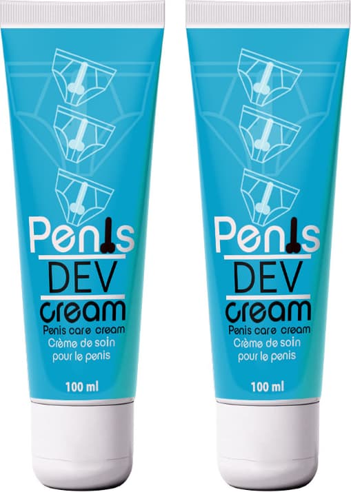Pe.nisdev Cream 2 Adet Erkekere Özel Boyuna Enine Hacmine Pe.nisbakım Masaj Kremi 100 ml