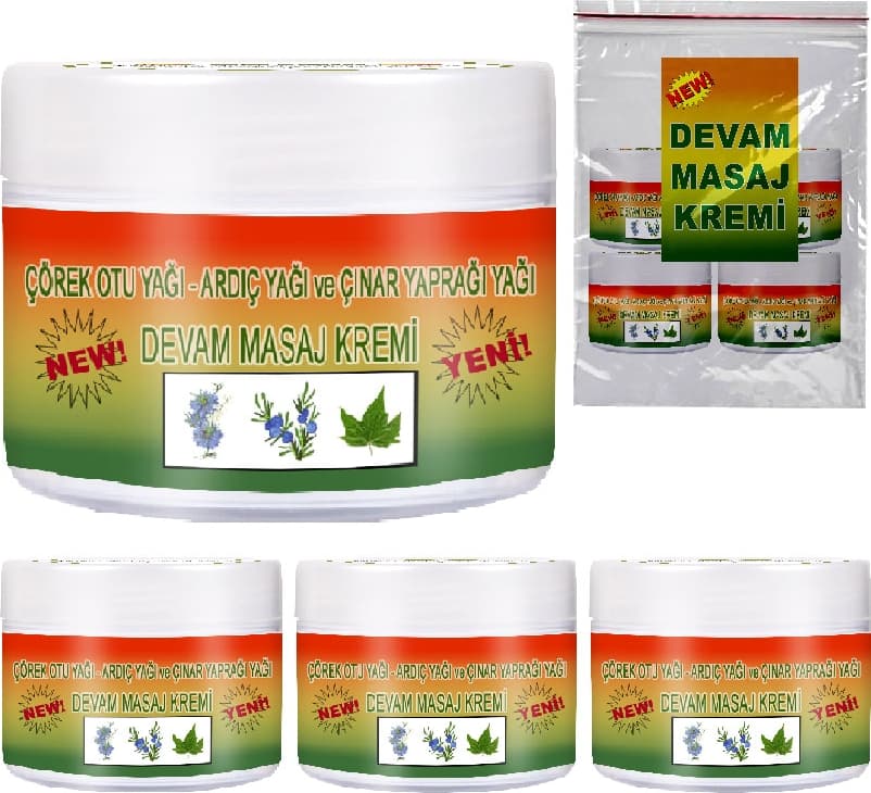 Devadevam Kremi 4 Adet Çörek Otlu Ardıç Yağı ve Çınar Yaprağı Yağı Ile Güçlendirilmiş Krem