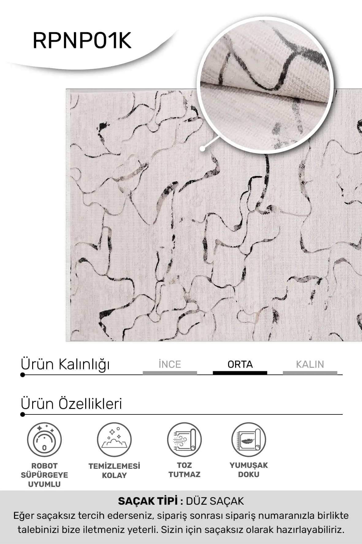 YoudayHomeCollection BONAPARTE Model Oturma Odası Halısı