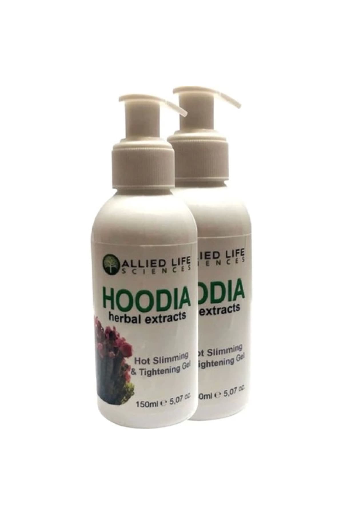Allied Life Sciences Hoodia Herbal Extracts Hot Slimming & Tightening 150 ml x 2 adet