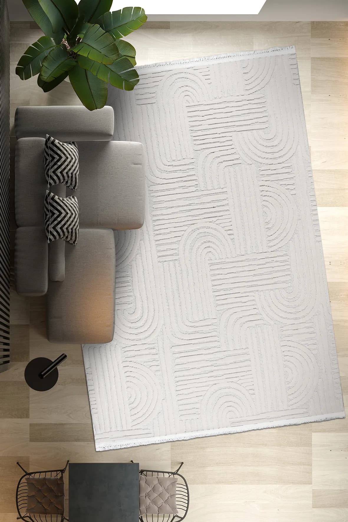 YoudayHomeCollection TİGANA Model Oturma Odası Halısı