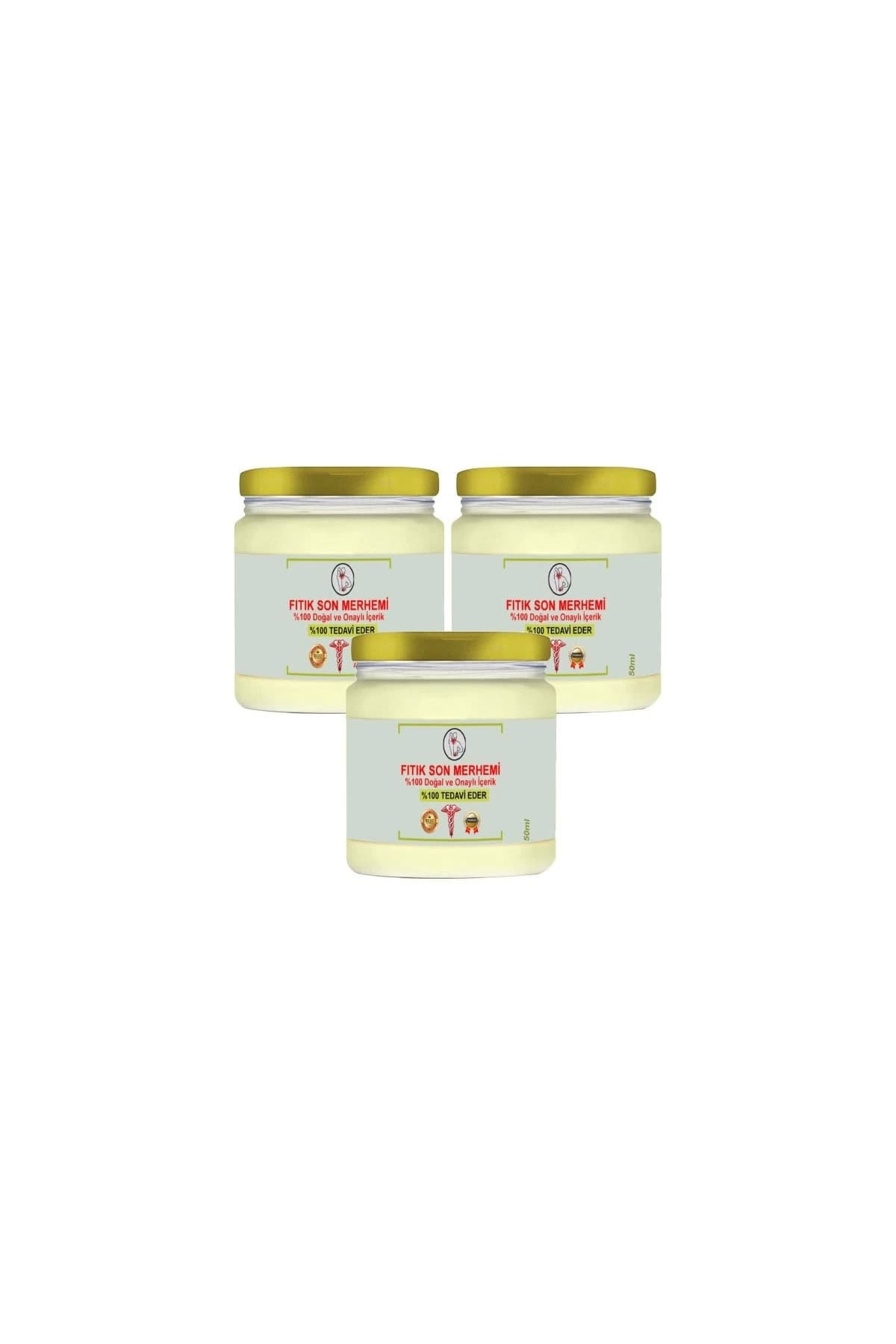 Fıtık Son Merhemi Mucizevi Tamamen Doğal Etkili Rahatlatıcı Masaj Kremi 50 ml X 3 Adet