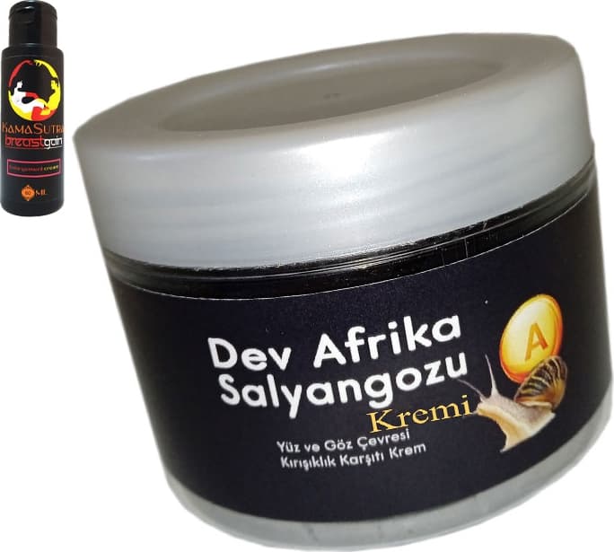 Giant Afrikasalyangozu Dev Salyangozyaşlanma Karşıtı 100ML + L.kamasutra Bayan Memeşekillendirici Krem 60 ml