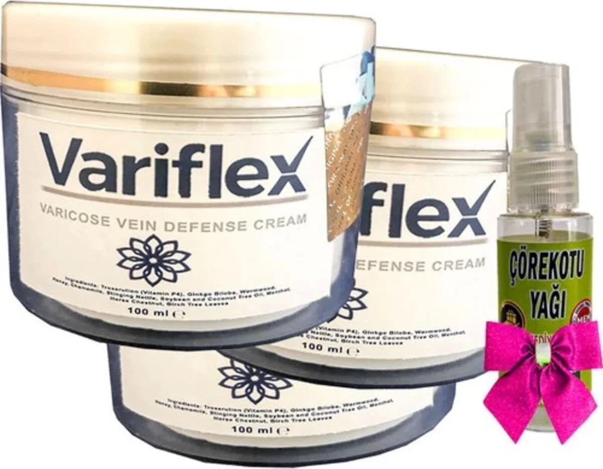 Süper Variflex Krem 100 ml x 3 Adet + ve Çörek Otu Yağı 30 ml
