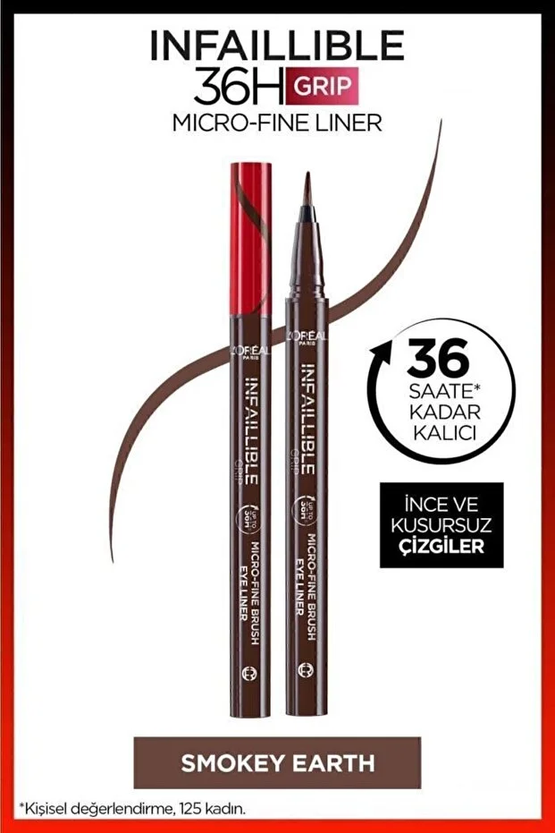 Paris Göz Kalemi & Infaillible 36 Saat Dayanikli Micro Fine No: 02 Smokey Earth