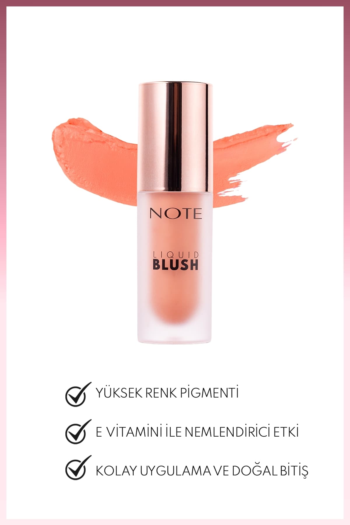 Liquid Blush 10 Peach Nemlendirici Etkili Likit Allık (Işıltılı)