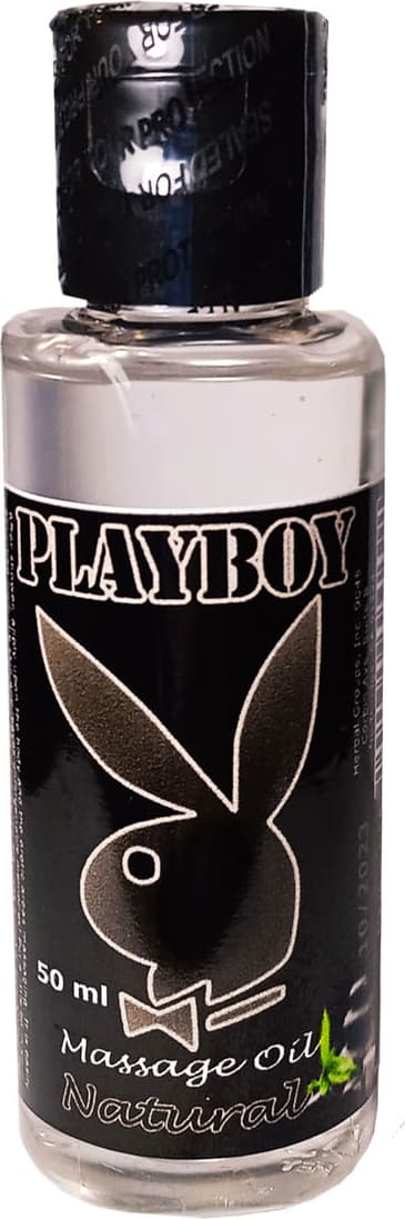 Playboy Pratik Taşınabilir Naturel Errotik Masaj Yağı Svl - Playboy Natural Massage Oil 50ML
