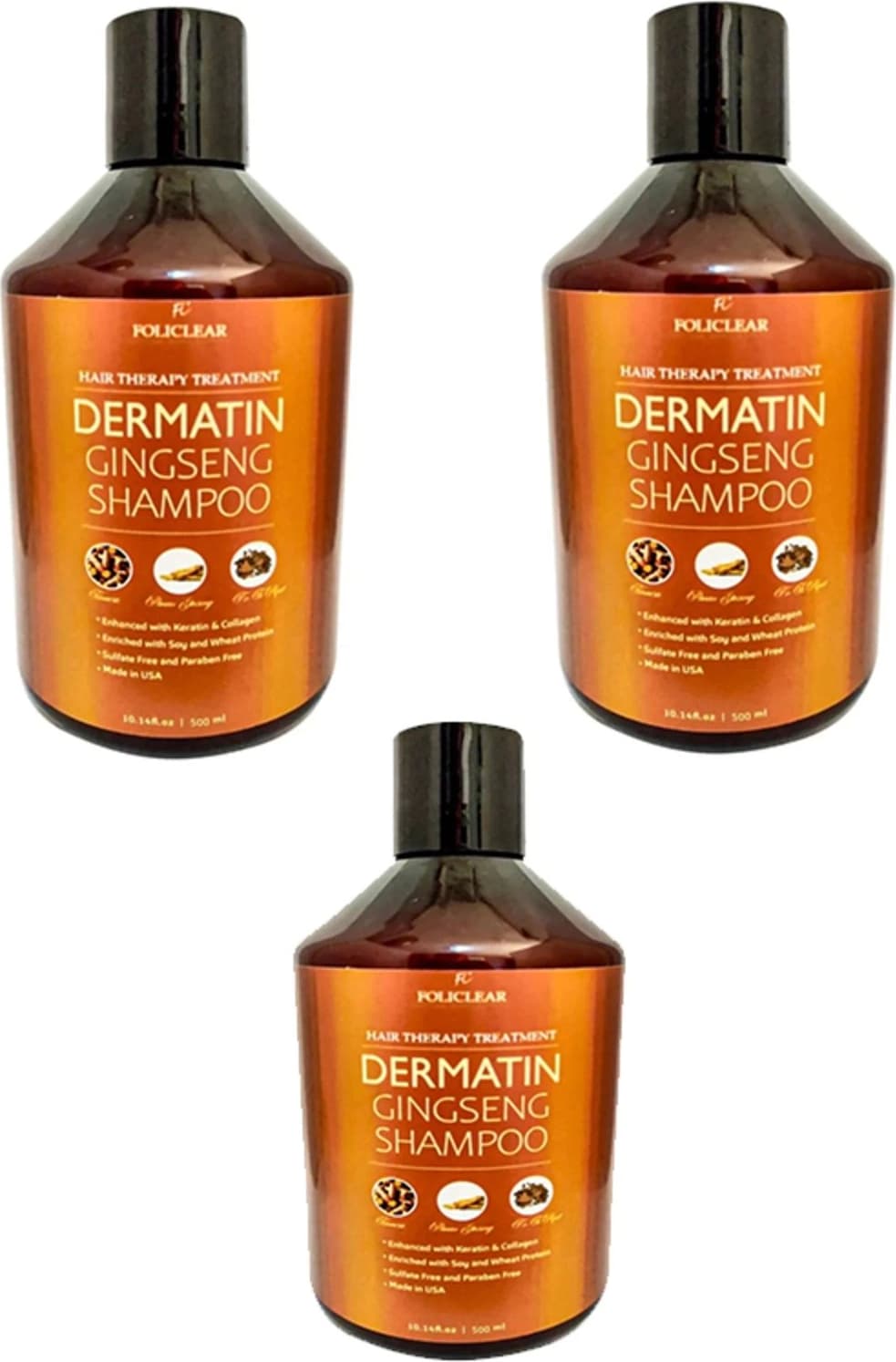 Policlear Dermatin Gingseng Şampuan x 3 Adet