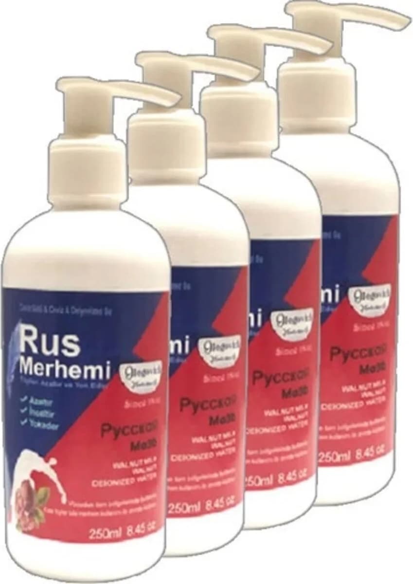 Süper 4lüx 250 ml Tüylere Krem Ceviz Sütlü & Cevizli Russ Merhemi