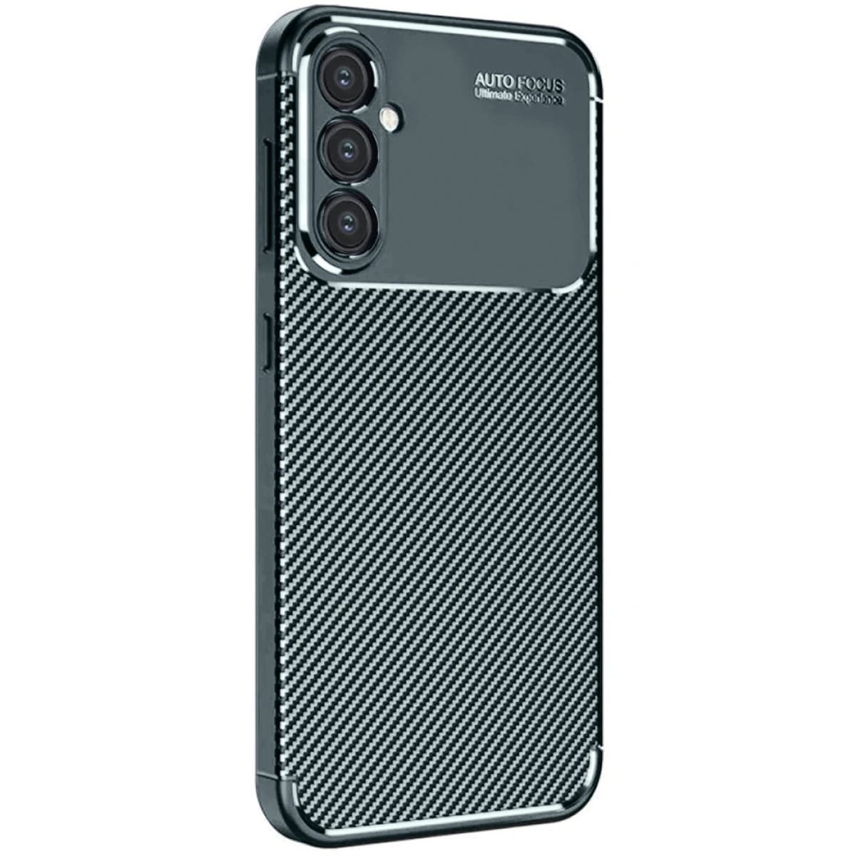 Galaxy A56 Kılıf Auto Focus Karbon Kapak - Koyu Yeşil