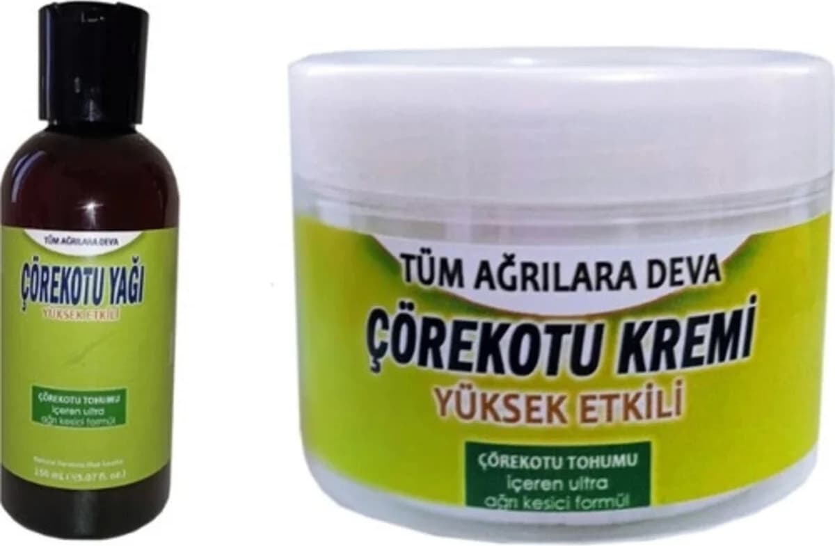 Süper Eurorganic Çörek Otu Kremi 100 ml +Çörek Otu Yağı 150ML (Soğuk Sıkım) 2 Li Set