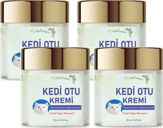 Kedi Otu Kremi 50 ml 4 Adet Kafur Ağacı Yağı Içerikli Krem
