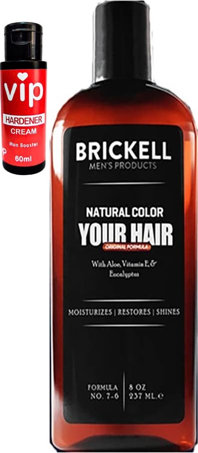 Brickell Erkeklere Saçsakal Beyazlıkgiderici 237 ml Şampuan + Vip Seksperformans Kremi 60 ml