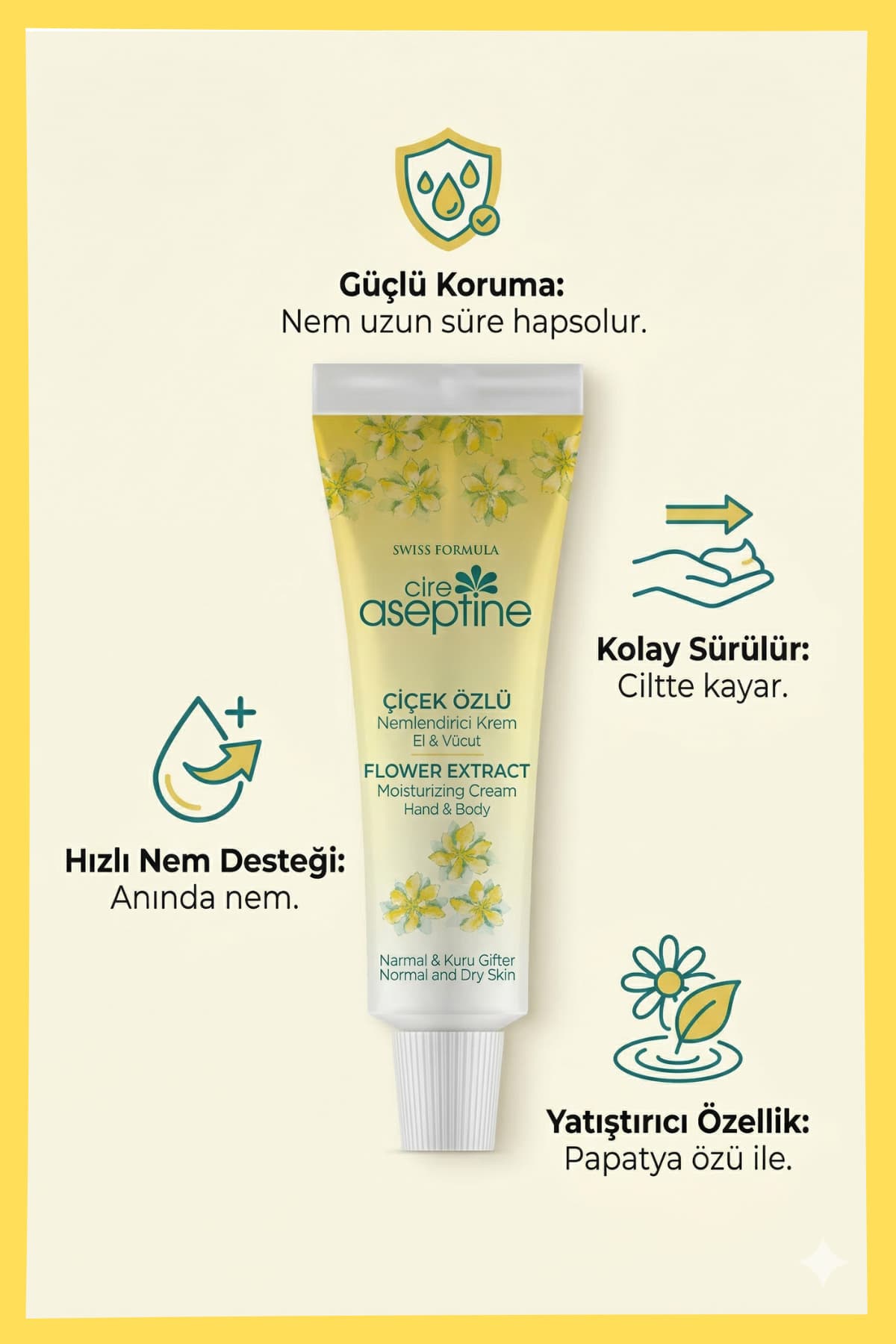 Krem Tüp 30 Ml Çiçek Özlü