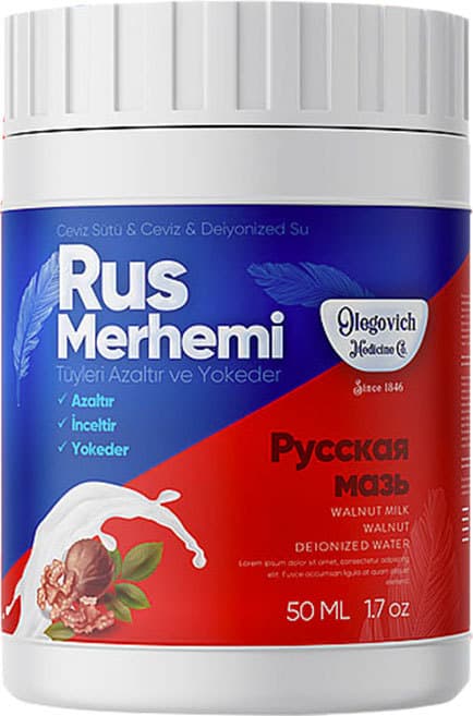 Rus Merhemi Tüy Dökücü 50ML 2ADET