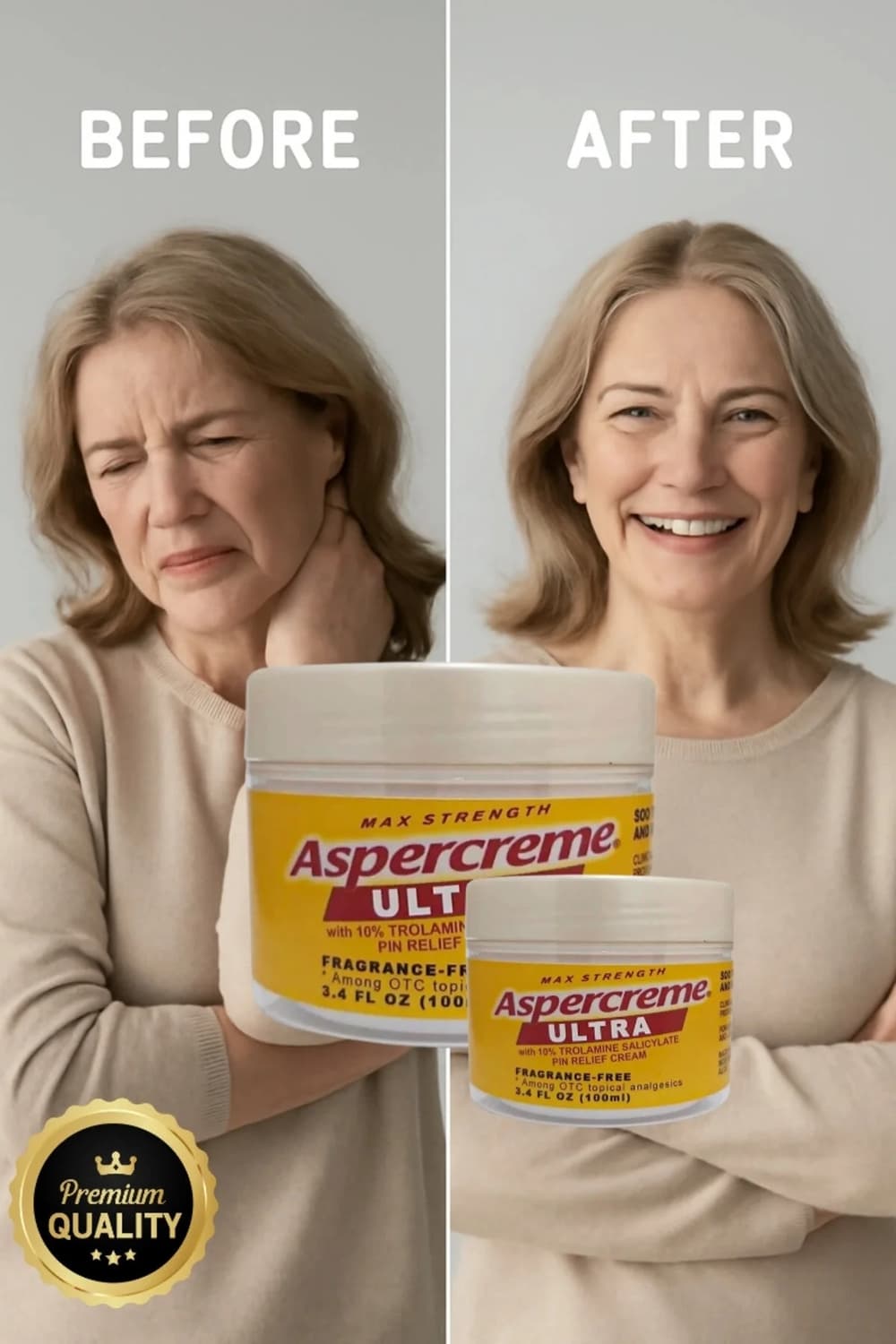 Aspercreme Ultra Masaj Kremi 2li Set