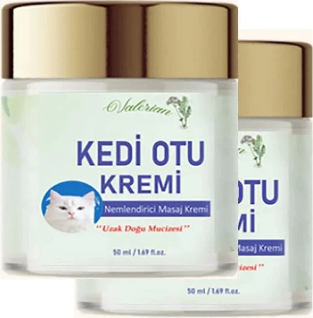Kedi Otu Kremi 50 ml 2 Adet Kafur Ağacı Yağı Içerikli Krem
