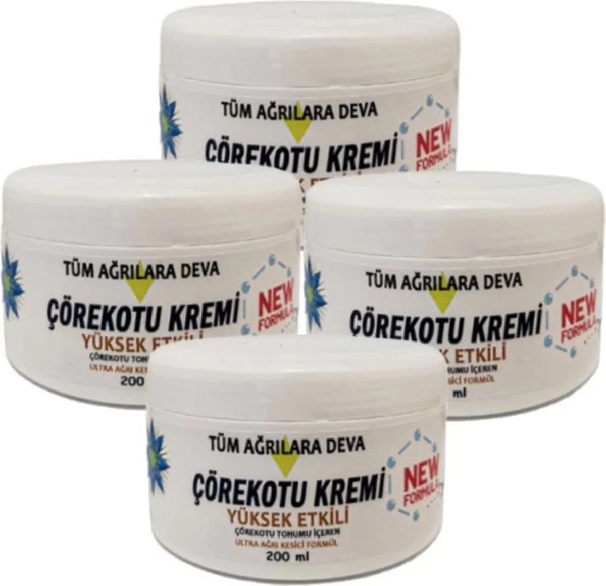 Süper Çörek Otu Kremi White Box 4 Tane x 200 ml HZNZF145
