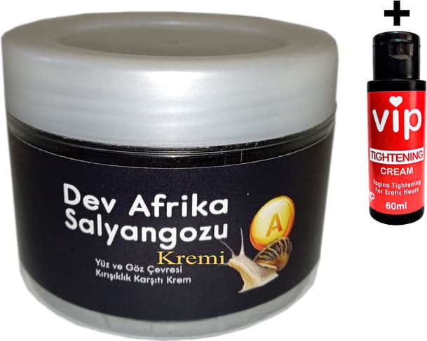 Bonie Giant Vıp:31 Yàşlanma Kàrşıtı Sàlyangoz Kremi 100ML Dev Afrika Salyangozu Yanında Vip Vajìna Şékillendìrici Krem 60 ml