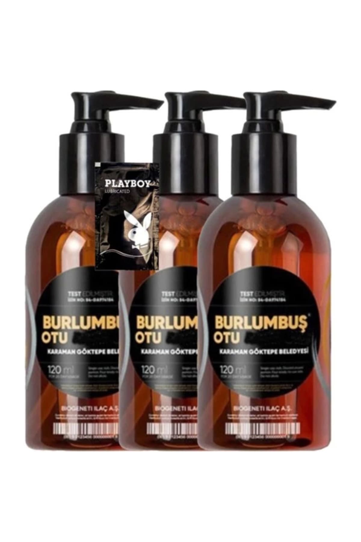 Burlumbuş Otu Jeli 120 ml x 3 adet + Jel
